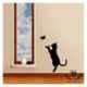 Kayra Decor 16x24 inch PVC Cat Wall Design Stencil, KHS443