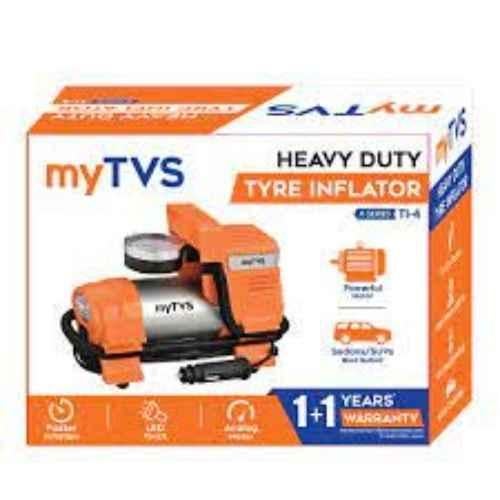 Buy My Tvs Car Inflator Ti-4 Car Metallic Heavy Duty Tyre Inflator Portable  Air Pump Compressor With 2 Years Warranty Online At Best Price On Moglix