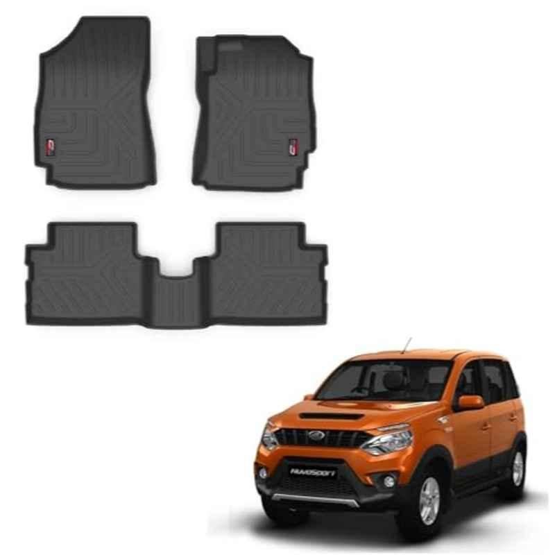 Kozdiko Thermoplastic Polyolefins 3D Life Long Car Floor Mat Set for Mahindra Nuvosport