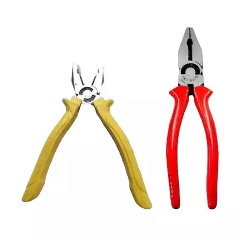 Sky Blue 2 Pcs 7.8 inch Lineman Plier Combo, SBE_PLIER_COMBO_MOD_01637