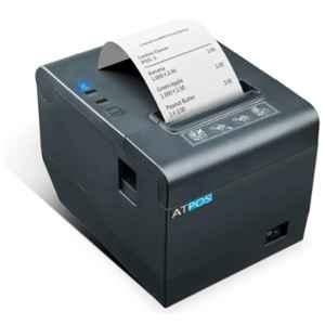 Atpos AT-302 80mm 3 Inches Direct Thermal Receipt Printer (USB+LAN) with Auto Cutter, ESC/POS Print Billing Invoicing & 1 Year Warranty