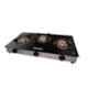 Milton Premium 3 Burner Black Glass LPG Stove