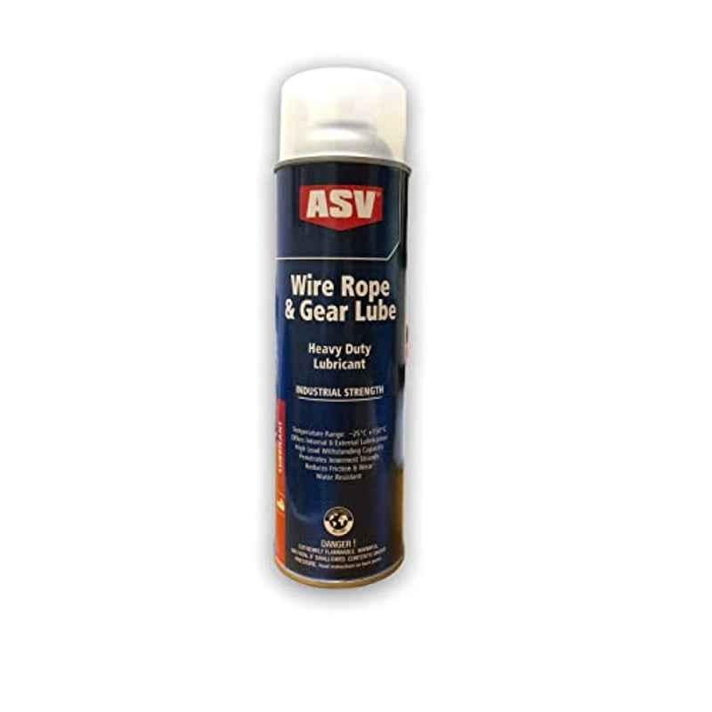 Asv Wire Rope And Gear Lube Heavy Duty Lubricant 500ml For Lubrication Of Wire Ropes, Steel Cables, Gears