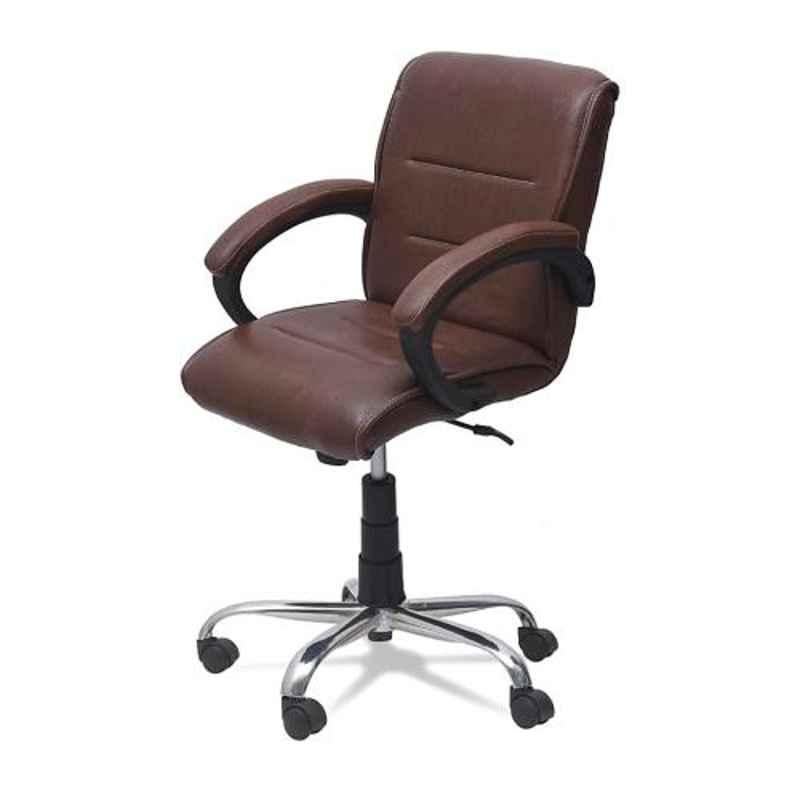 Dicor Seating DS42 Seating Leatherite Brown High Back Office Chair (Pack of 2)