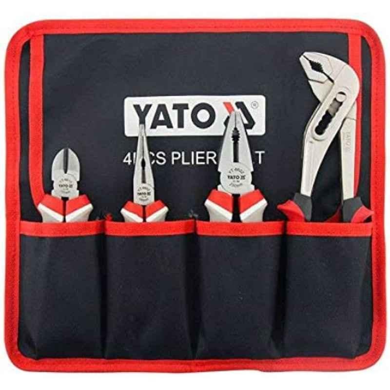 Yato 4 Pcs Plier Set, YT-39617