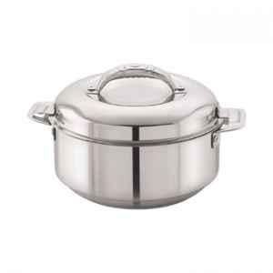 Cello Maxima 2800ml Stainless Steel Silver Casserole, 401CTES0021 (Pack of 5)