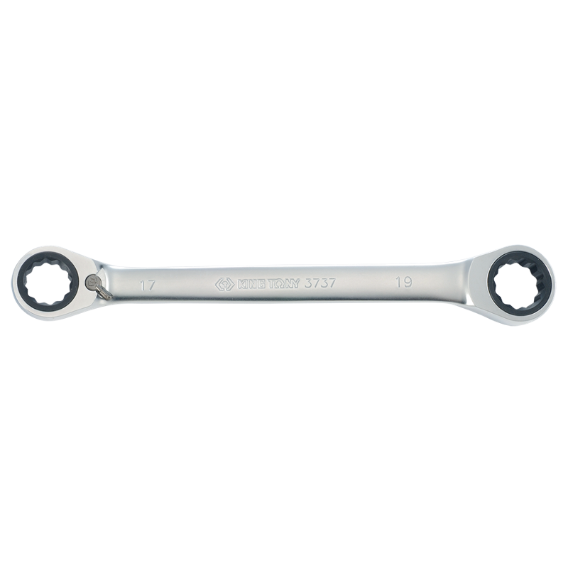 King Tony 22x24mm Chrome Plated Double End Speed Wrench, 37372224M