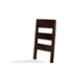 Angel Furniture 2 Pcs 39x18x18 inch Walnut Semi Glossy Finish Wood Sitting Chair Set, AC-16
