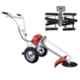 Greenleaf 1.95HP 52CC 2 Stroke Wheel Brush Cutter with Tiller Attachment, WBC-44T