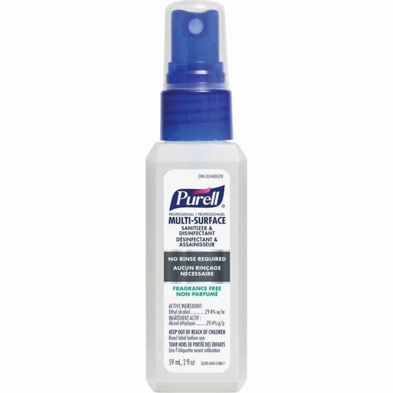 Purell Multi-Surface Sanitizer & Disinfectant Spray, 3245-24, 59ml
