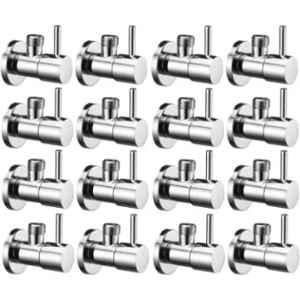 Fastgear Turbo Stainless Steel Angle Wall Valve (Pack of 16) by Moglix