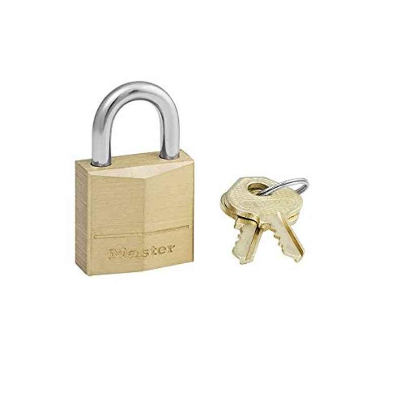 Master Lock 2x20mm Solid Brass Lock, 105520