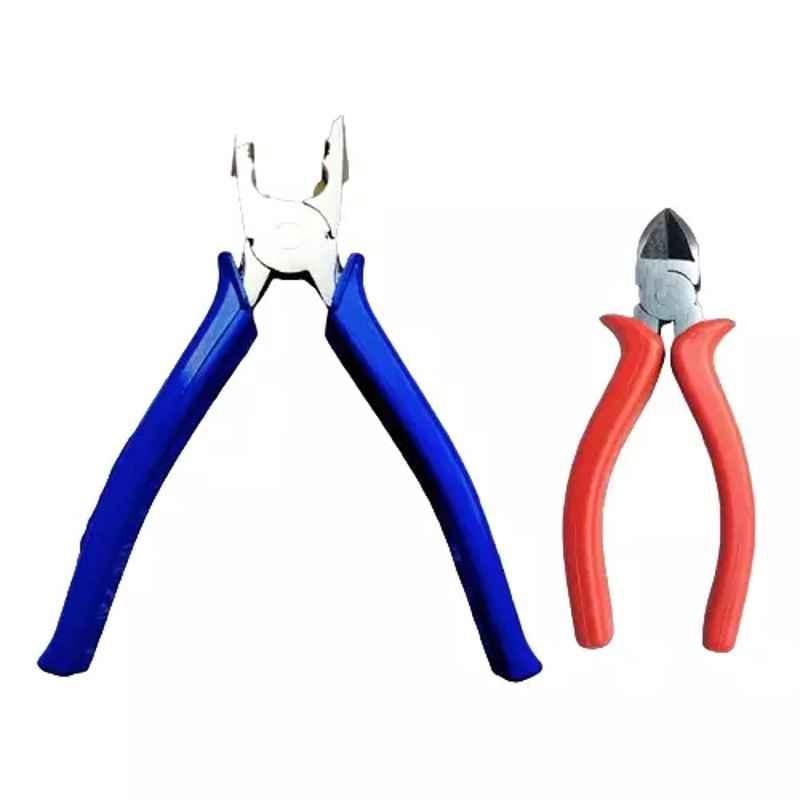 Sky Blue 2 Pcs 7.8 inch Lineman Plier Combo, SBE_PLIER_COMBOS_COMBO_026