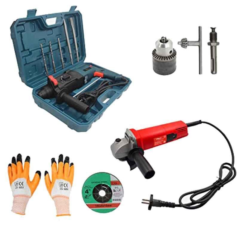 Hillgrove HGCM34M1 1200W 26mm Hammer Drill Machine Kit-picture-26