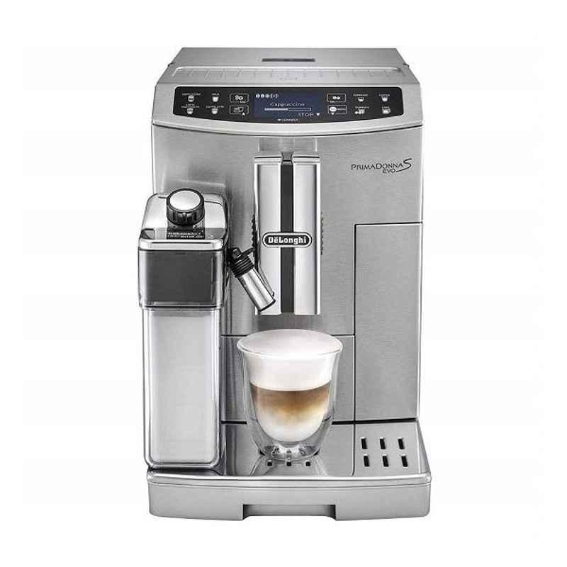 Delonghi Prima donna Evo 1450W Metallic Fully Automatic Coffee Maker, ECAM510-55M