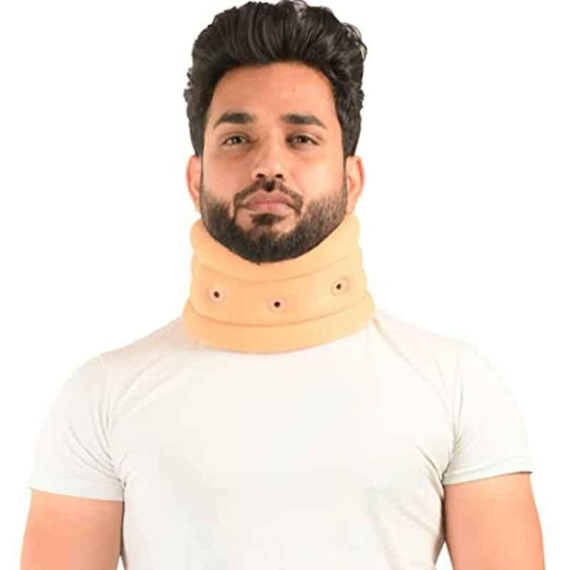 K Squarians Plastic Beige Neck Support Collar, 9004, Size: XL