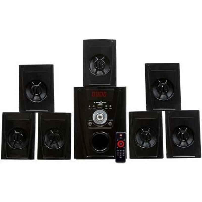Krisons Polo 7.1 Channel App Enabled Smart Black Bluetooth Home Theater System