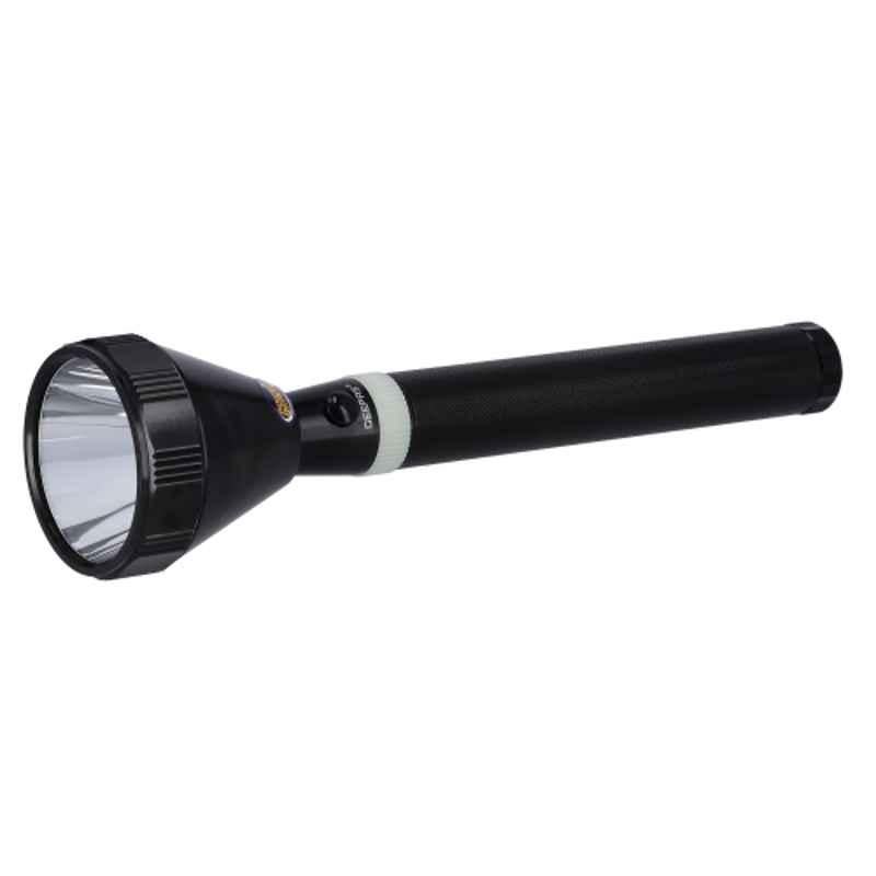 Geepas 356mm 2500mAh Aluminium Rechargeable LED Flashlight, GFL51074