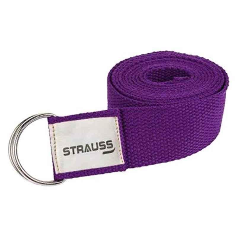 Strauss 8ft & 1.5 inch Purple Yoga Belt, ST-1248