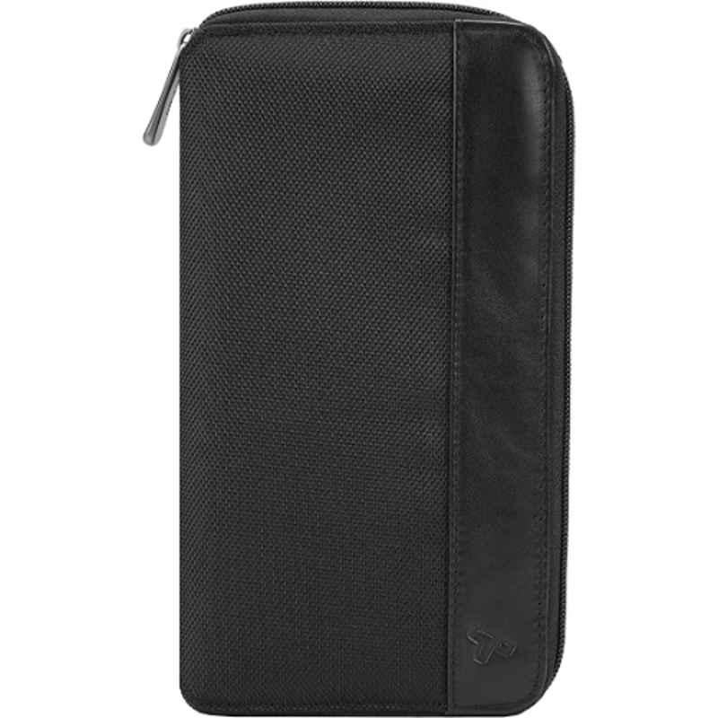 Travelon Leather Black Safe Id Executive Travel Wallet Bag