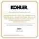 Kohler Complementary 102mm Silver Metal Deco Chrome Finish Wall Mounted Health Faucet, K-12927IN-CP
