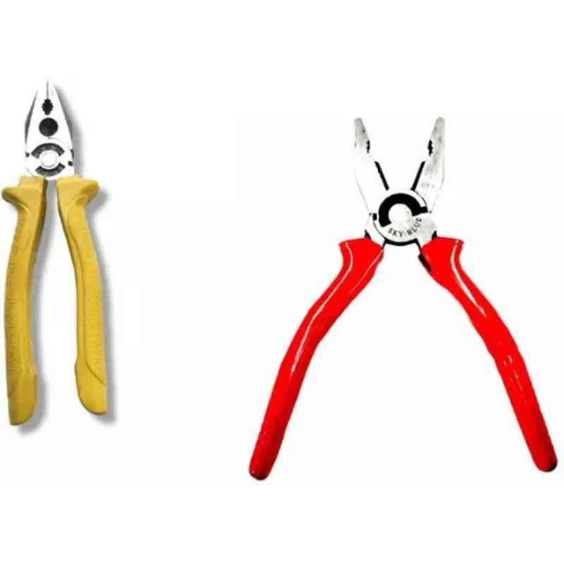 Sky Blue 2 Pcs 7.8 inch Lineman Plier Combo, SBE_PLIER_0187
