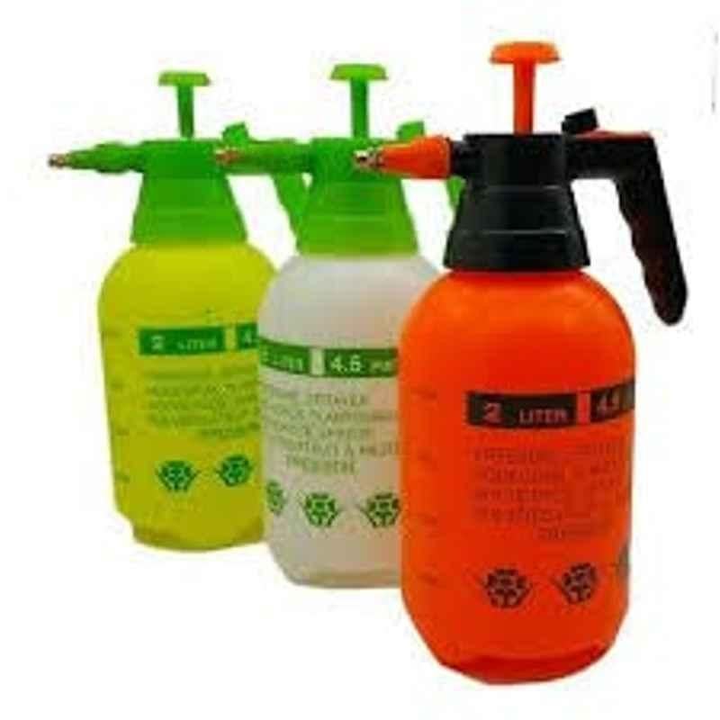 Abbasali One-Hand Pressure Sprayer, Spray Bottl With Adjustable Pressure Nozzle, Ergonomic Grip, 2 L, For Gardening, Cleaning, Watering And General Use Spraying