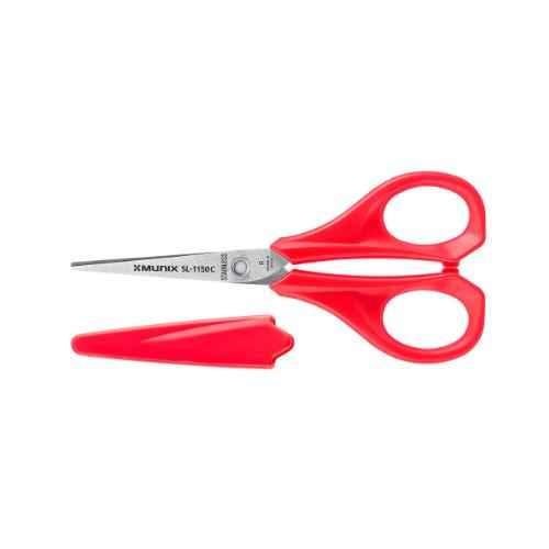 Buy Munix Red Scissors With Safety Cover 128 mm Online at Best