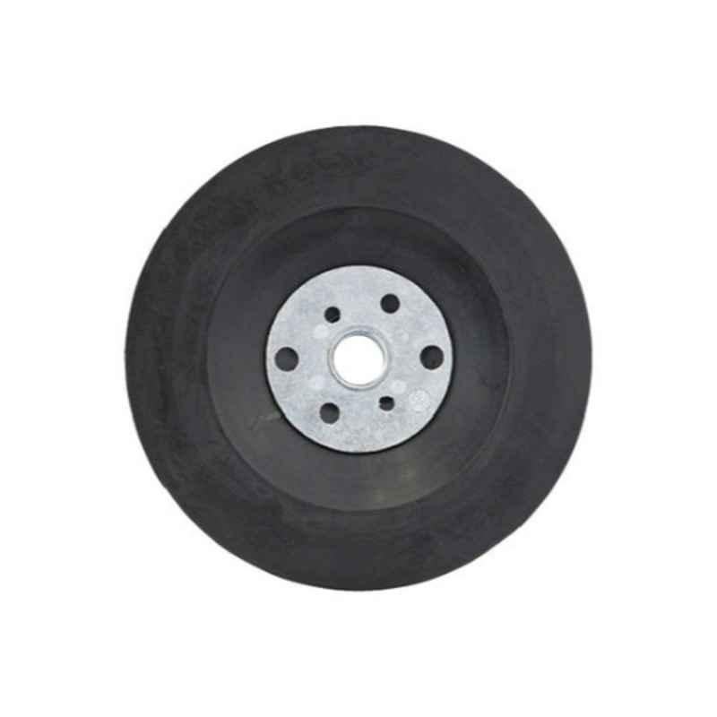 Bosch 115mm M14 Rubber Black & Grey Backing Pad for Angle Grinder