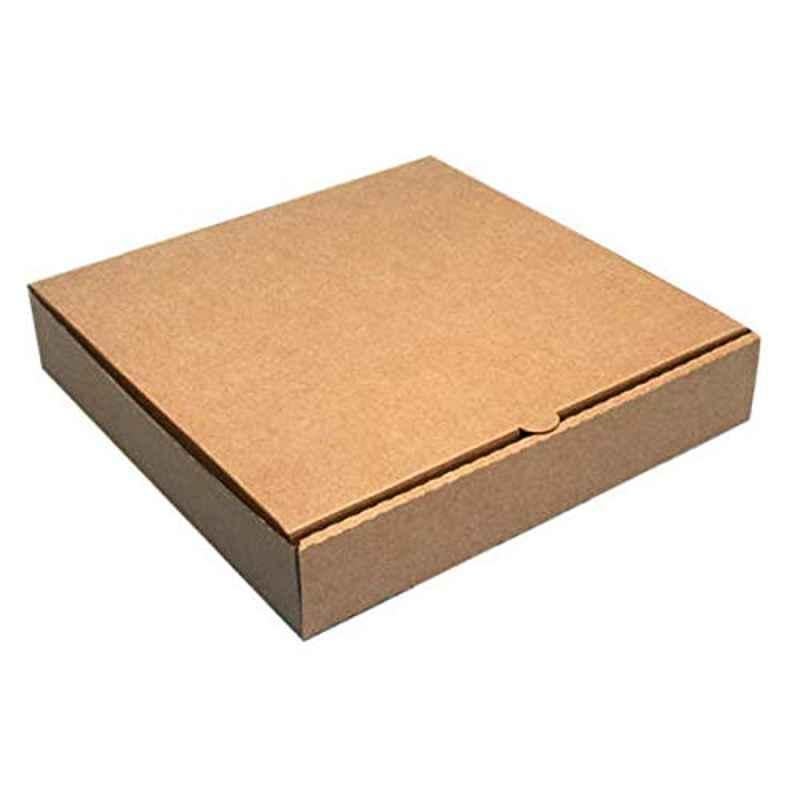 MM WILL CARE 10x10x1.5 inch 3 Ply Brown Corrugated Pizza Box, MMWILL1402, (Pack of 50)