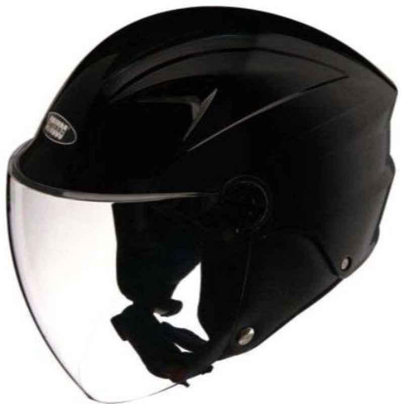 Studds Dude Sports Black Motorbike Helmet, Size (L, 580 mm)