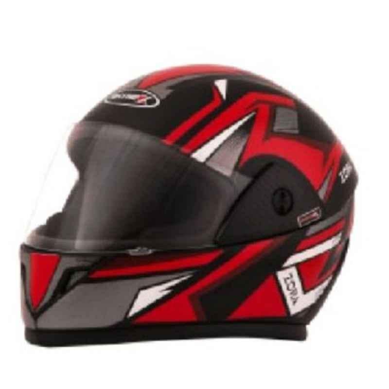 Rhynox Tendo Z Pro D1 Medium Red Full Face Motorcycle Helmet