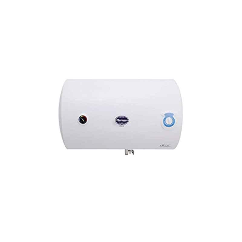 Florence White 50L Horizontal Electric Water Heater