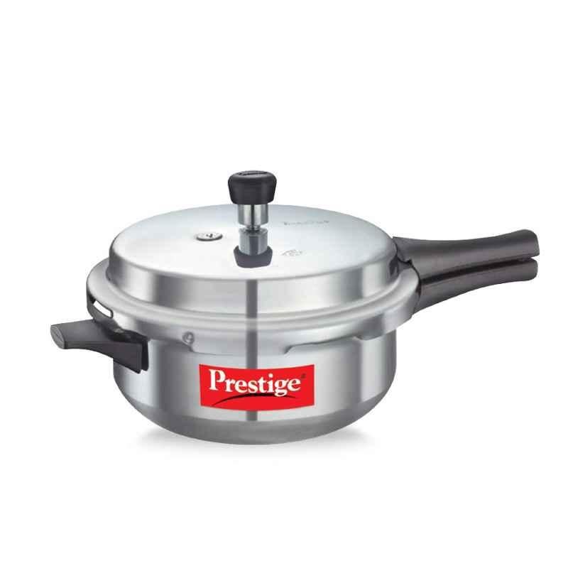 Prestige Popular 4.1 Litre Stainless Steel Silver Junior Deep Pressure Pan with Lid, 10025