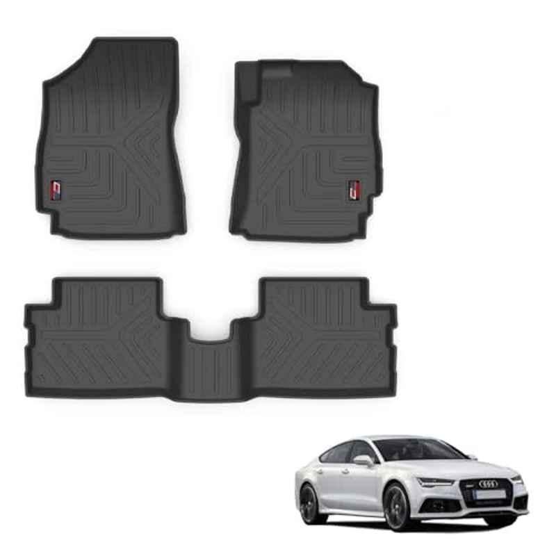 Kozdiko Thermoplastic Polyolefins 3D Life Long Car Floor Mat Set for Audi A7