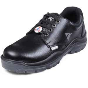 Acme Ketone Steel Toe Black Work Safety Shoes, AP-8, Size: 8