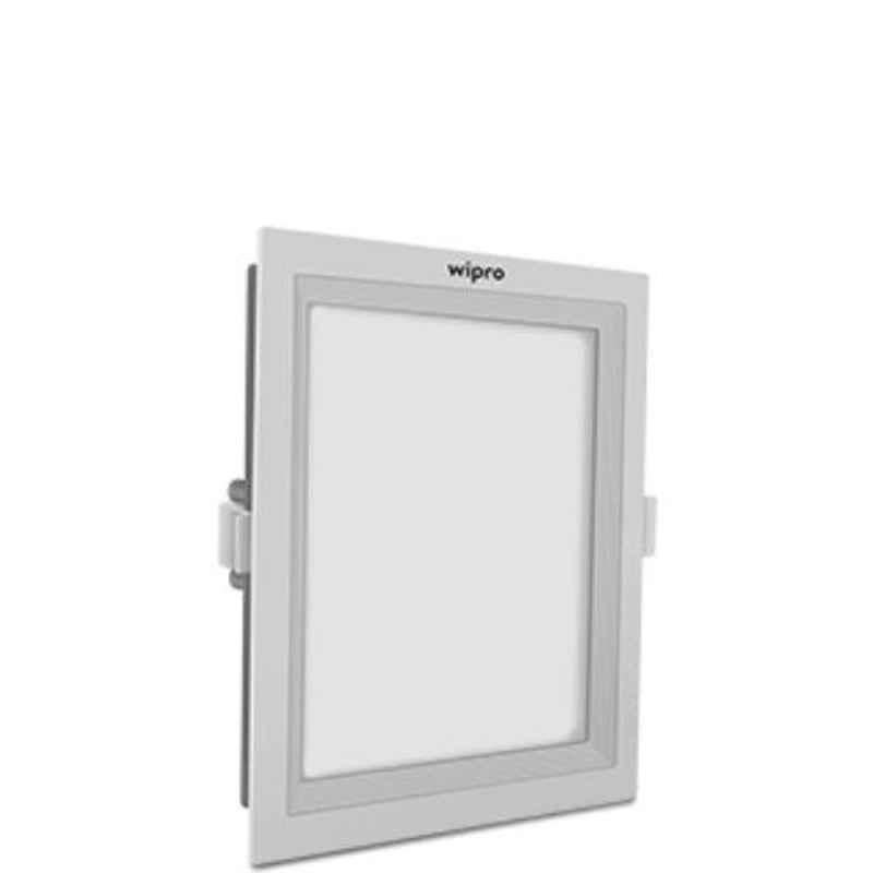 Wipro Garnet 15W Cool Day White Square Wave Slim LED Panel Light, D721560