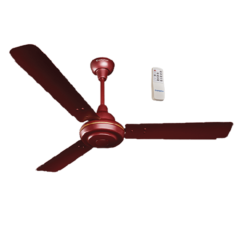 Crompton Energion NStar 35W Brown Ceiling Fan with Remote Control, Sweep: 1200 mm