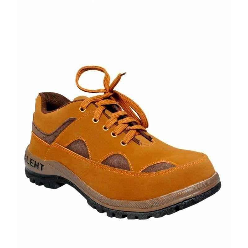 Jk Steel JKPRNG1TAN Steel Toe Safety Shoes, Size: 8