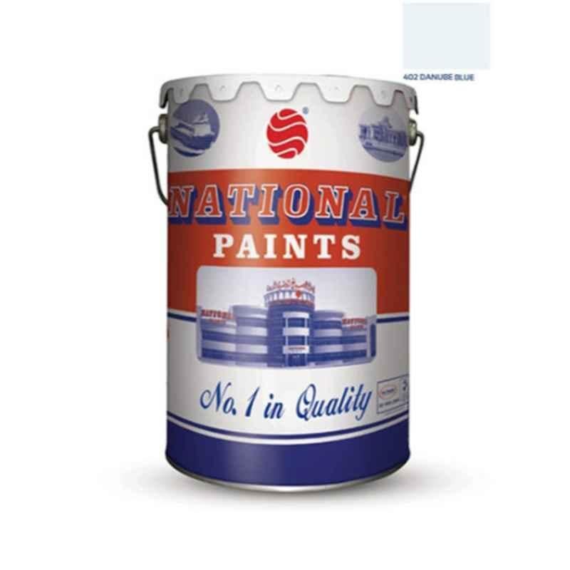National Paints 3.6L Danube Blue Water Based Wall Paint, NP-402-3.6