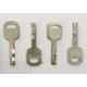 Krost Stainless Steel 2 Brass Locks With 4 Key, 3 Digit, 60mm, Silver