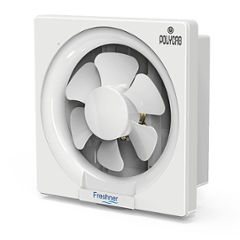 Polycab Freshner 35W White Low Speed Exhaust Fan, Sweep: 150 mm (Pack of 2)