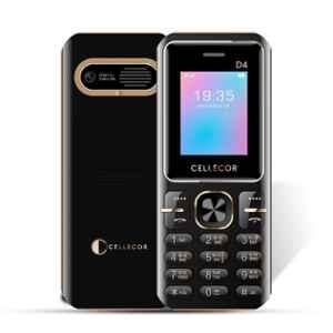 Cellecor D4 1.8 inch 2750mAh Black Dual Sim Feature Phone