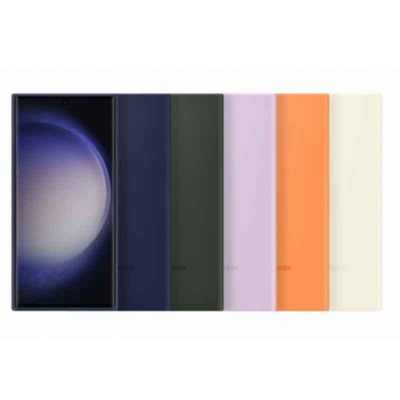 Samsung S23 Ultra Silicon Violet Cover Case, EF-PS918