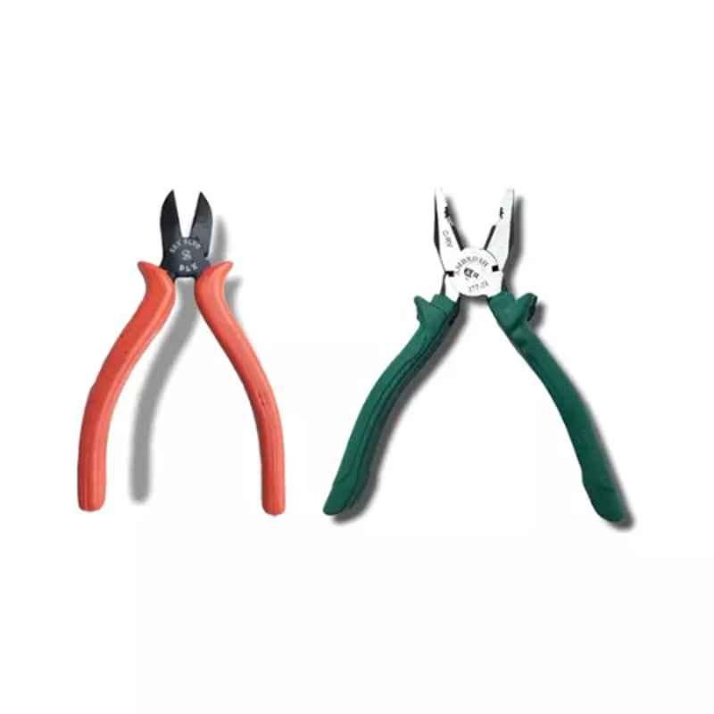 Sky Blue 2 Pcs 7.8 inch Lineman Plier Combo, SBE_PLIER_COMBOS_COMBO_646