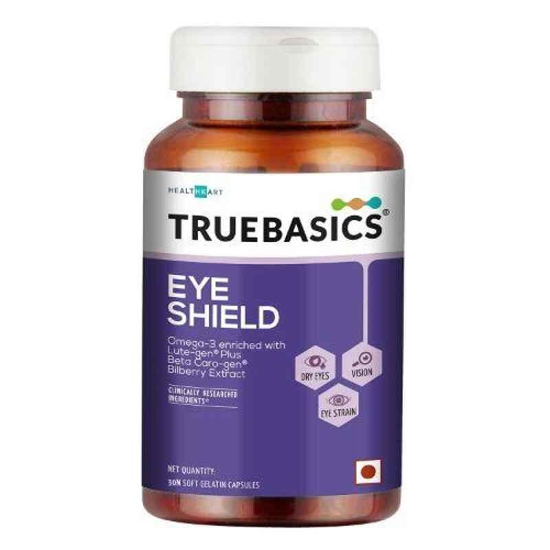 TrueBasics 30 Pcs Eye Shield Capsules for Dry Eyes, HNUT14002-02