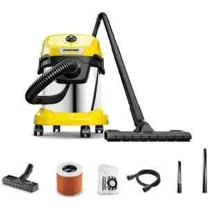 Karcher WD 3 SV 15 Litre 1000W Yellow Wet & Dry Vacuum Cleaner