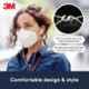 3M 9513 White KN95 Respirator Face Mask (Pack of 5)