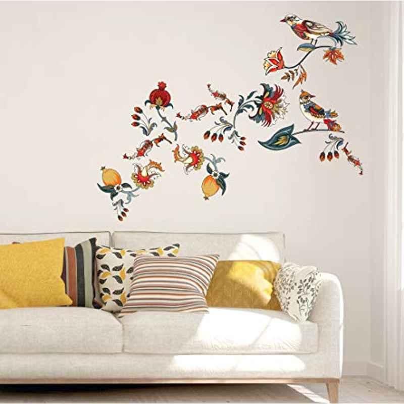 Asian Paints W107WZ63L45 Wall Ons 0.8x2.3ft Vinyl Indian Forest UV Printed Self Adhesive Wall Sticker, HPCA21373