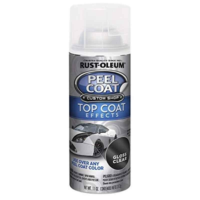 Rust-Oleum Peel Coat 10 Oz Clear Gloss Top Coat Effects Spray Paint